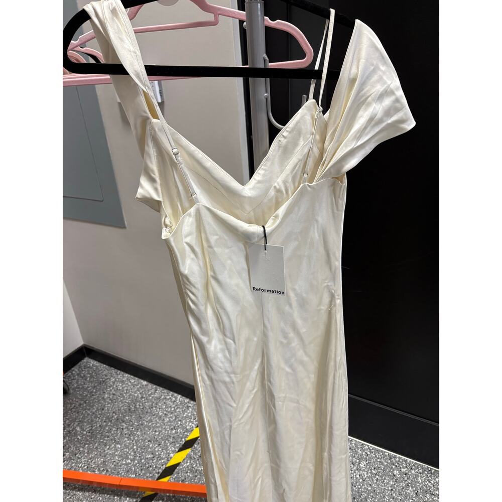 SZ 8 Reformation Ronda Silk Dress NWT - Picture 5 of 7